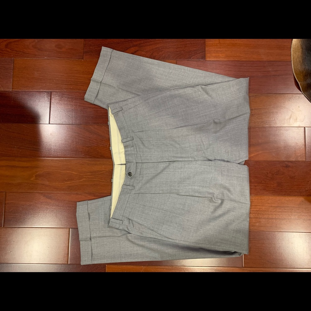 Estrato pleated wool dress slacks
